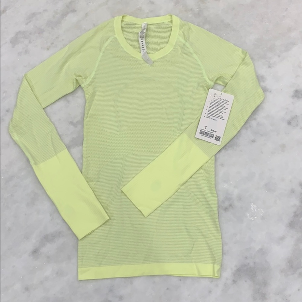 Lululemon 4 Swiftly Tech LS Crew